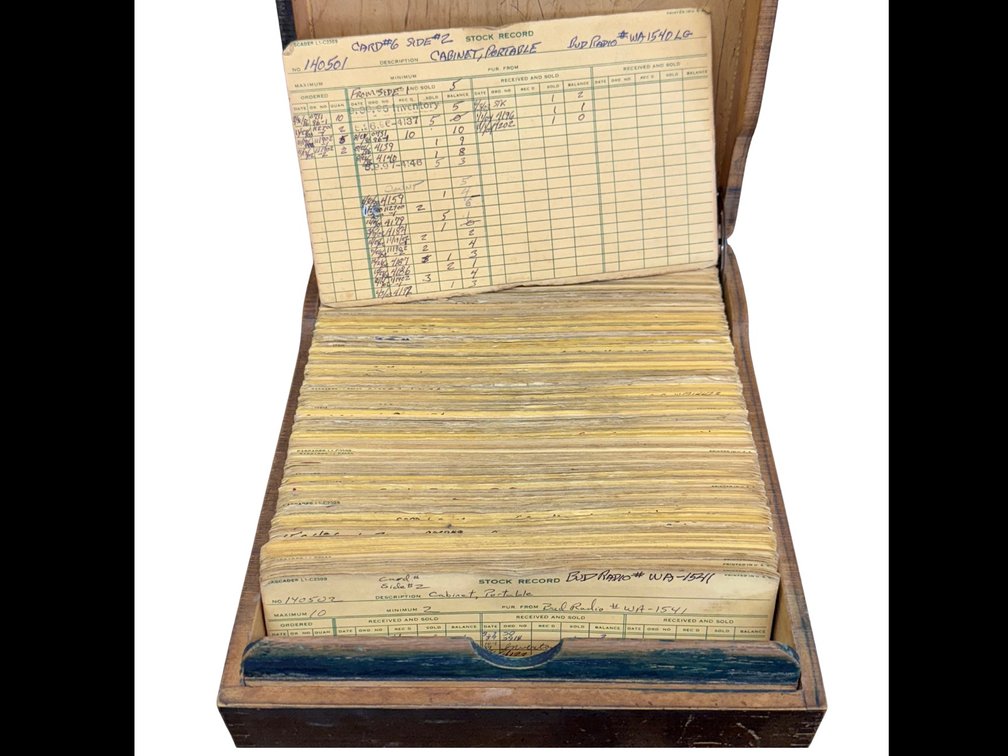 Wooden Card File