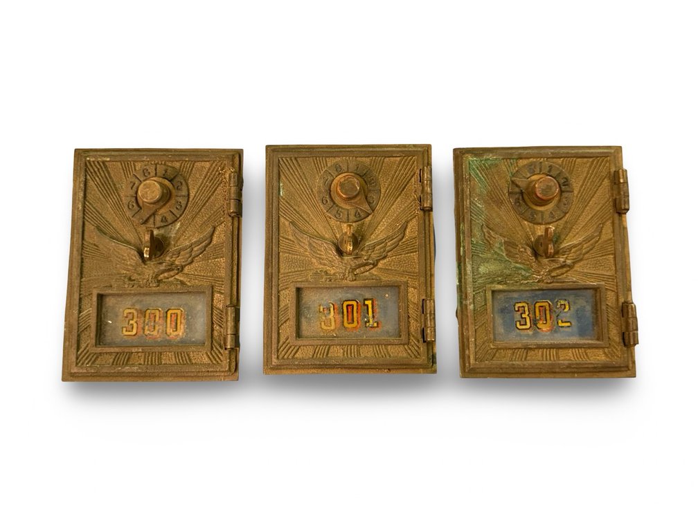 Post Office Box Doors w/ Combination Locks