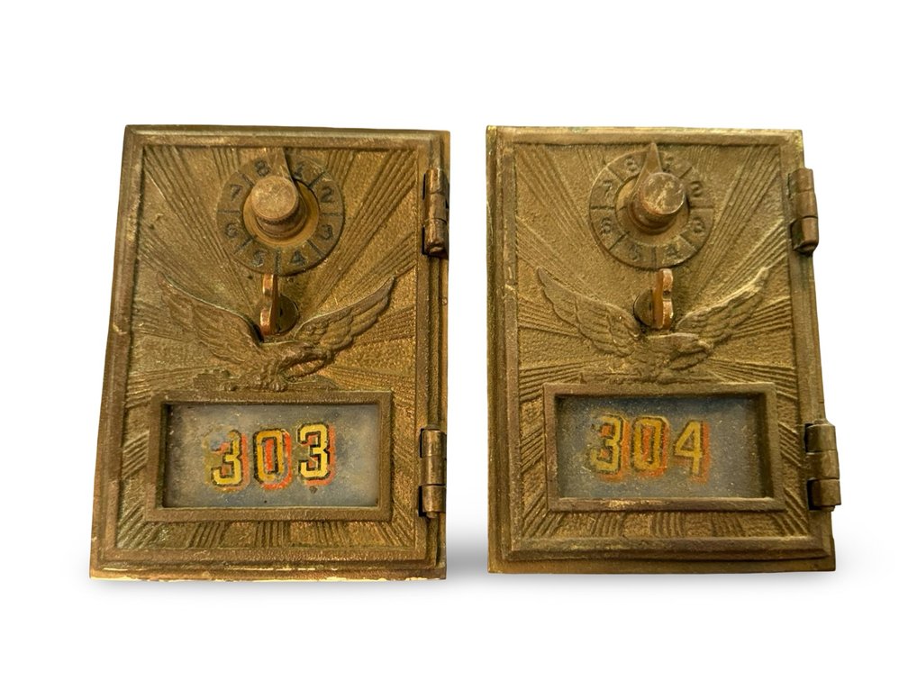 Post Office Box Doors w/ Combination Locks