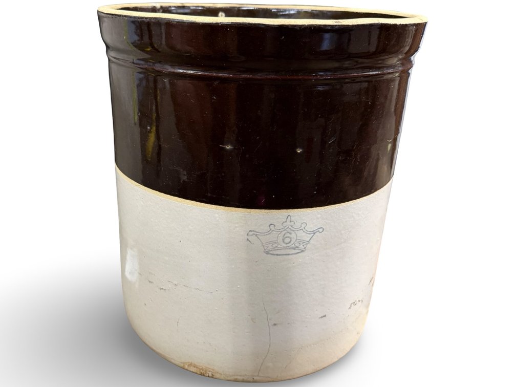 Robinson Ransbottom 6-Gallon Crown Stoneware Crock