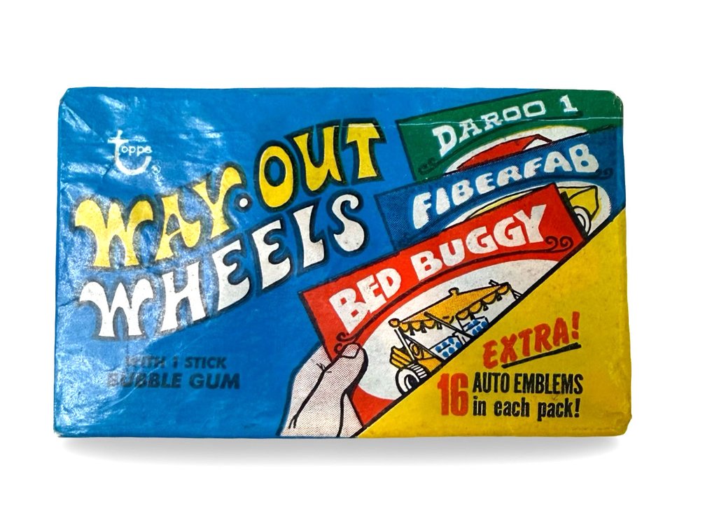 Way Out Wheels Gum and Collection Cards