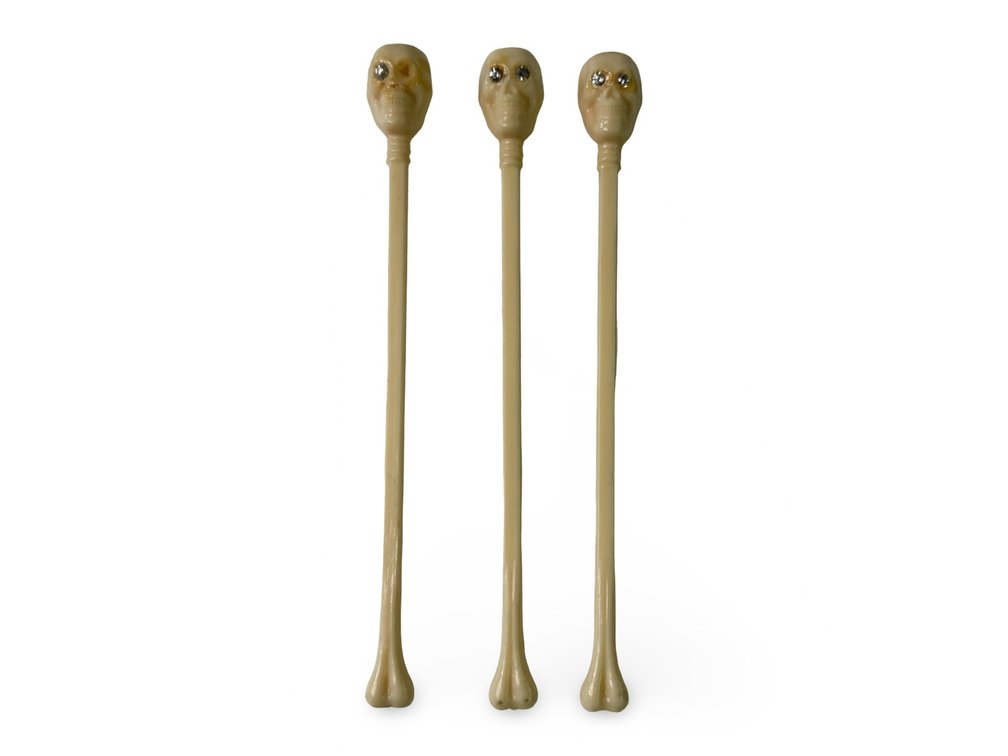 Skull Themed Swizzle Sticks
