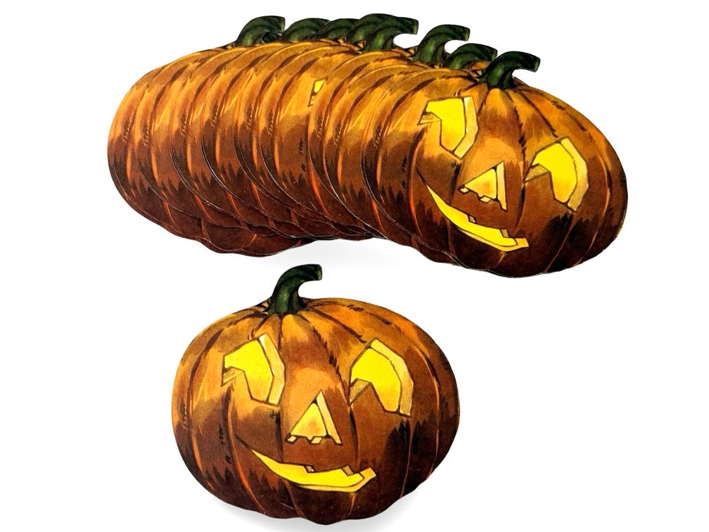 Die Cut Jack-O-Lanterns