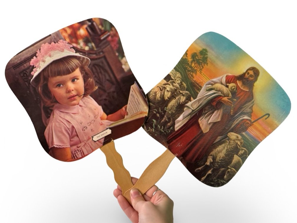 Funeral Home Advertisement Hand Fans