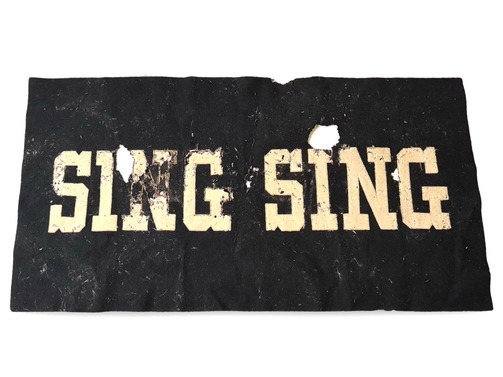 Sing Sing Felt Prison Banner