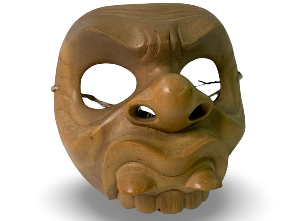 Hand Carved Wood Mask