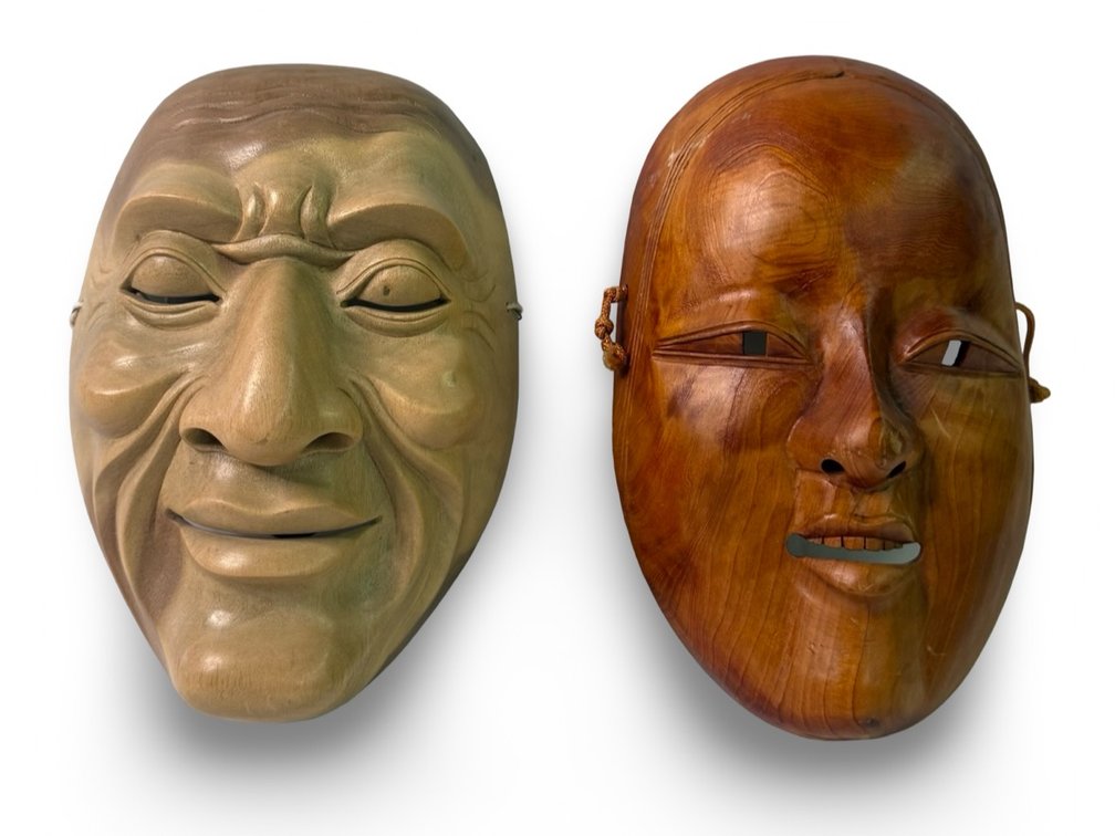 Hand Carved Wood Wall Mask