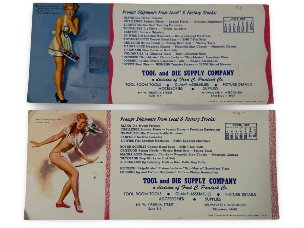 Pinup Girl Ink Blotters (2)