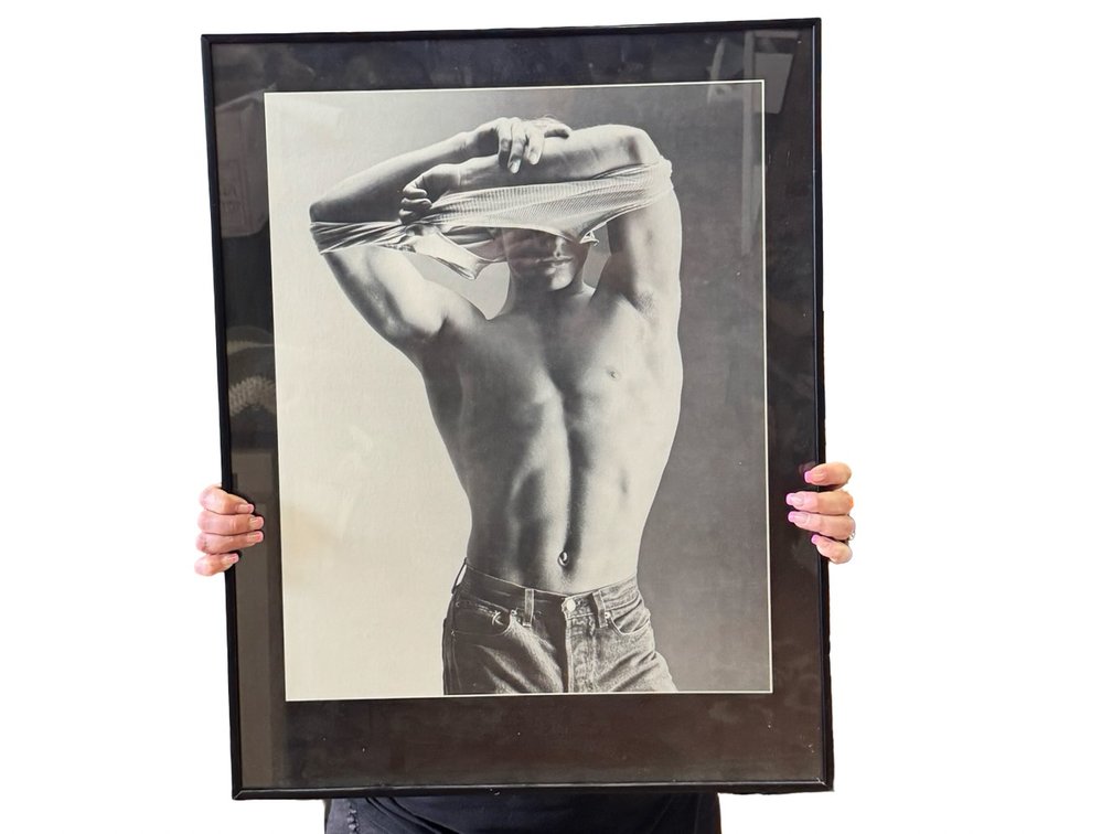1983 "Body by Soloflex" Framed Poster Print