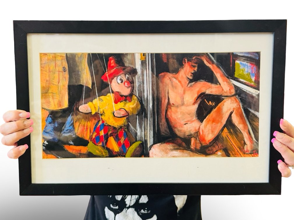 Framed Erotic Art Print