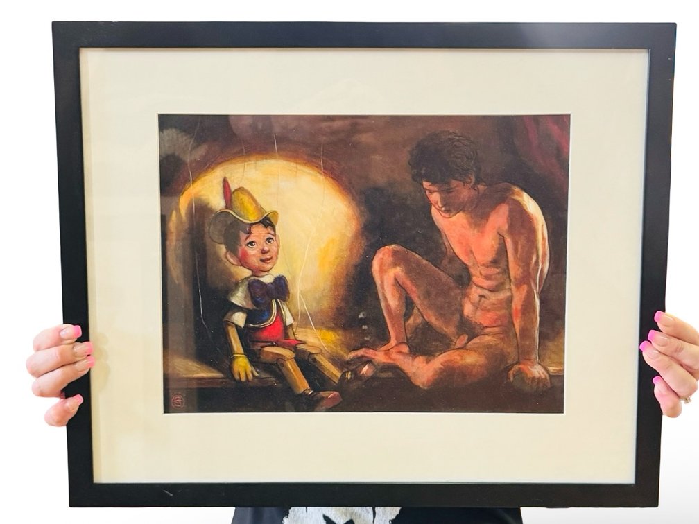 Framed Erotic Art Print
