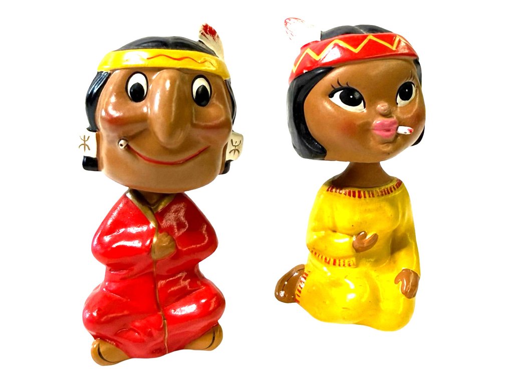 Native American Bobble Head Figures