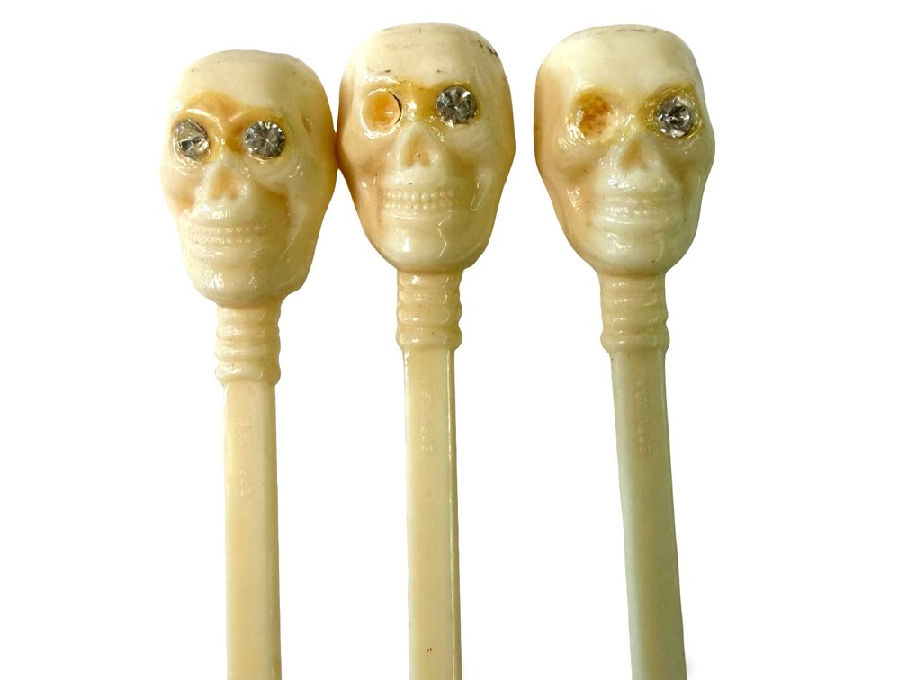 Skull Themed Swizzle Sticks