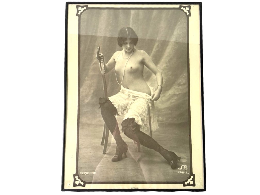 Risque Framed Poster; Giselle