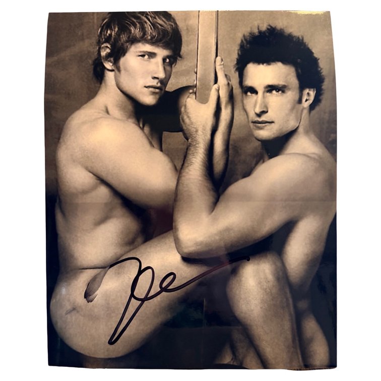 Signed 8x10 French Rugby Players
