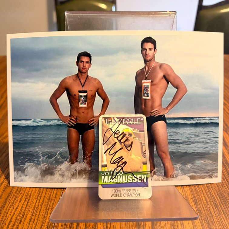 James Magnussen Signed Promo Items