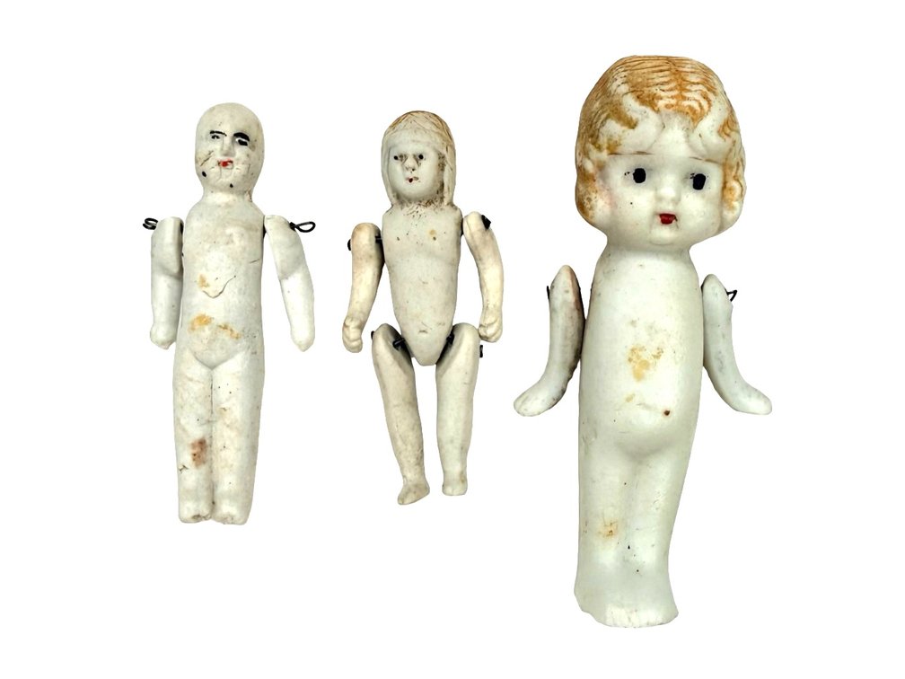 Miniature Bisque Jointed Dolls