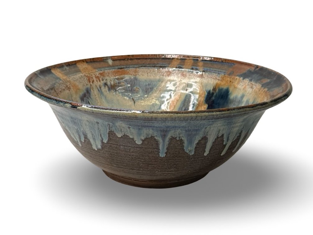 Hawkinson Studio Pottery Glazed Stoneware Bowl