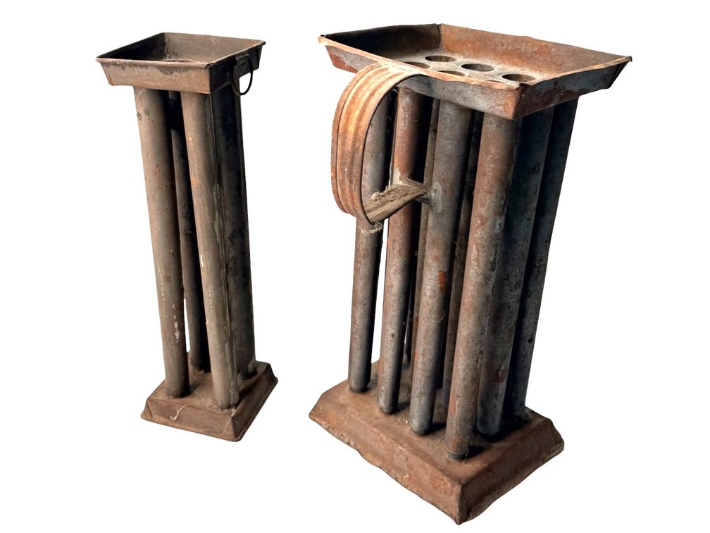 Sheet Metal Candle Molds, 12-Tube and 4-Tube