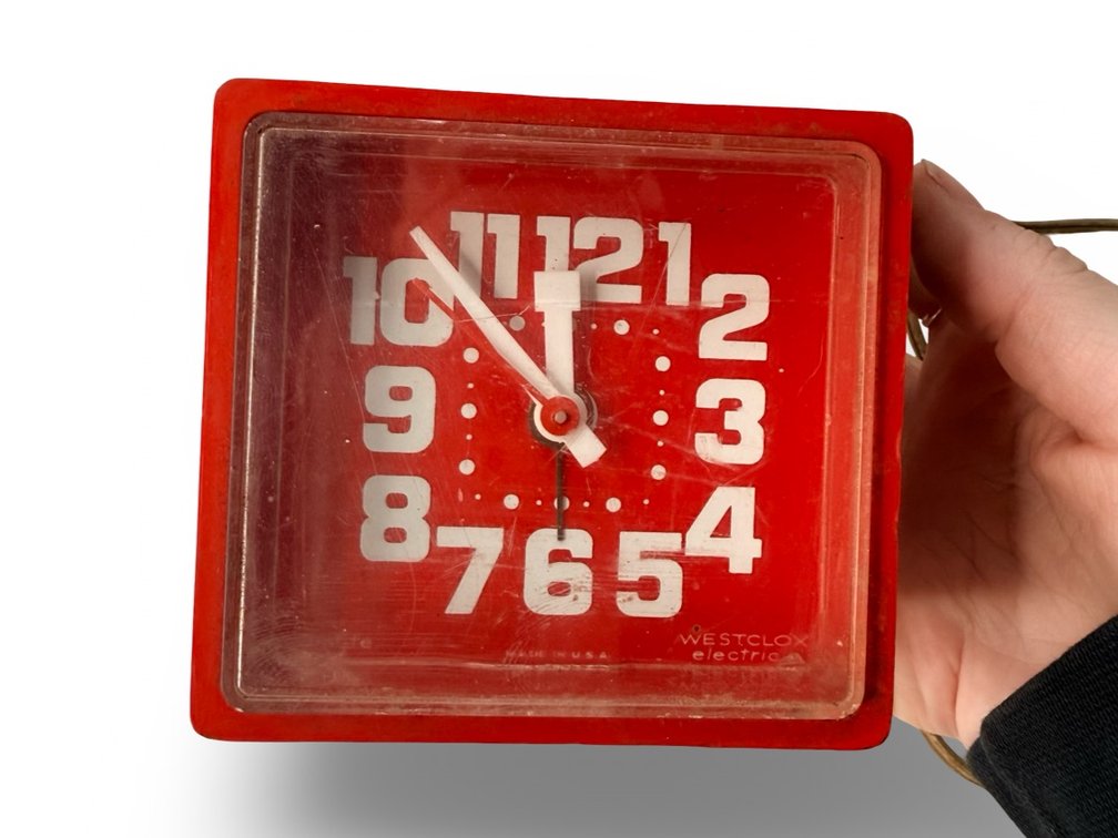 Westclox Cube Dialite S32-F Electric Alarm Clock