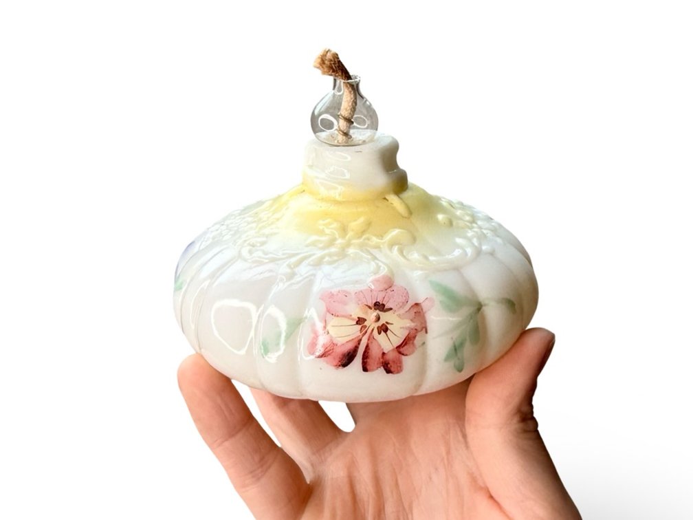 Hand-Painted Whale Oil Lamp