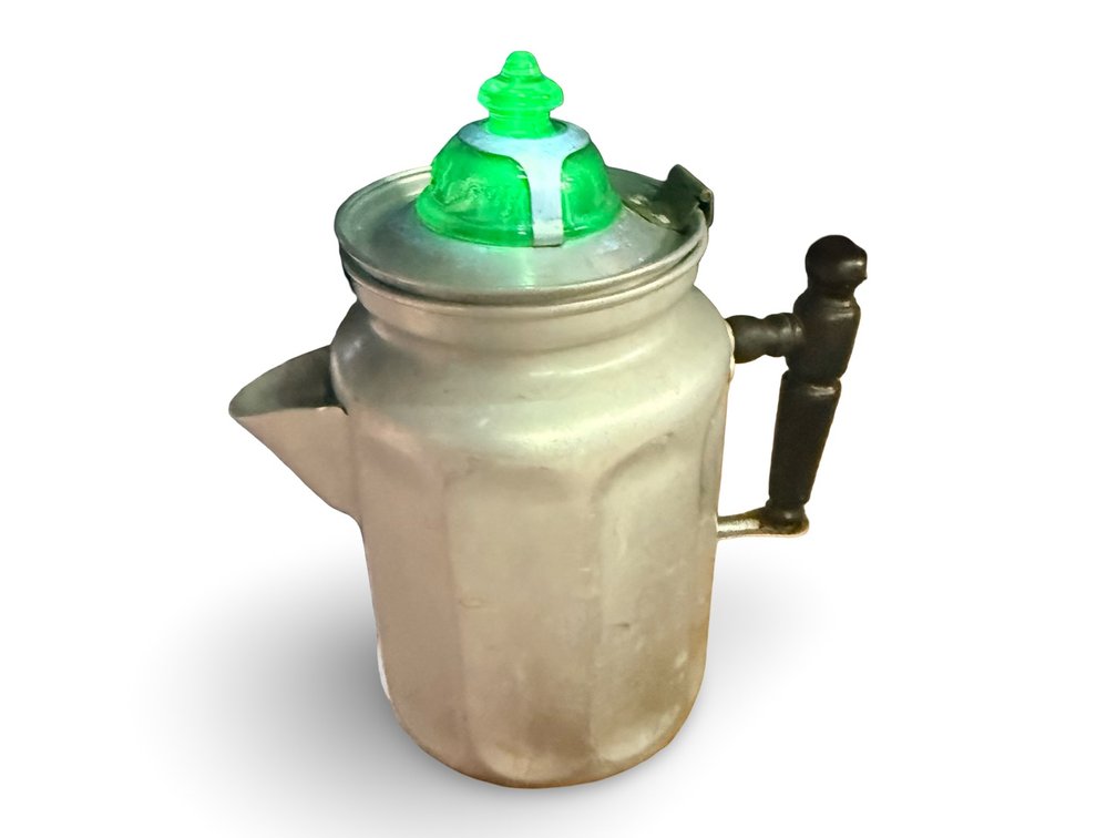 Buckeye Aluminum Faceted Coffee Percolator