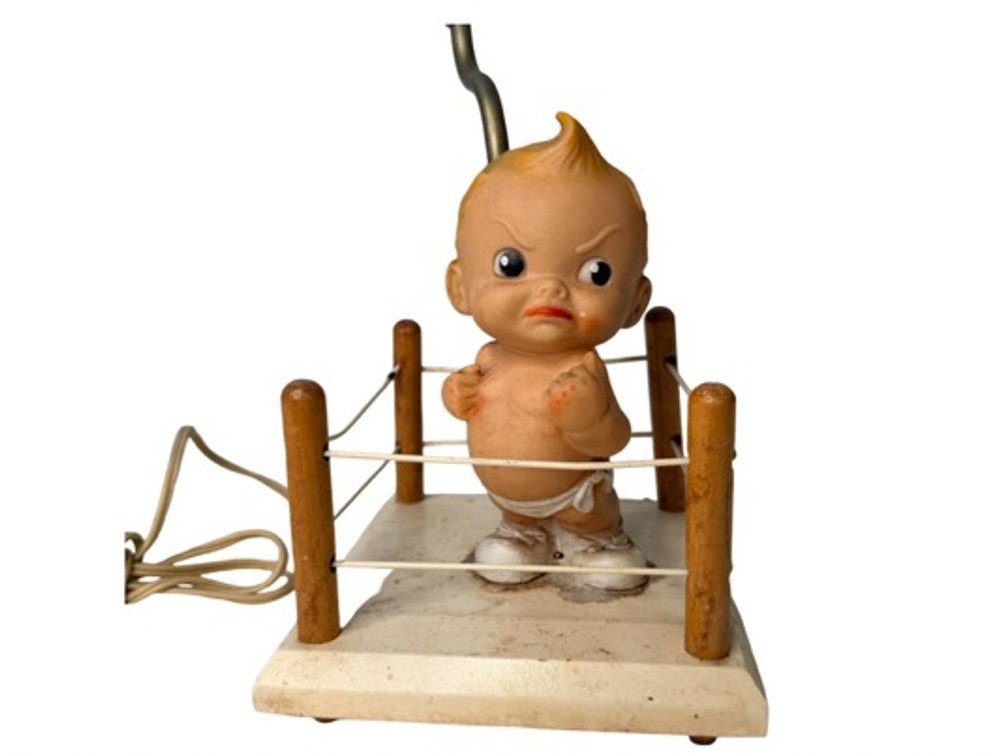 Baby Boxer Novelty Boxing Ring Table Lamp