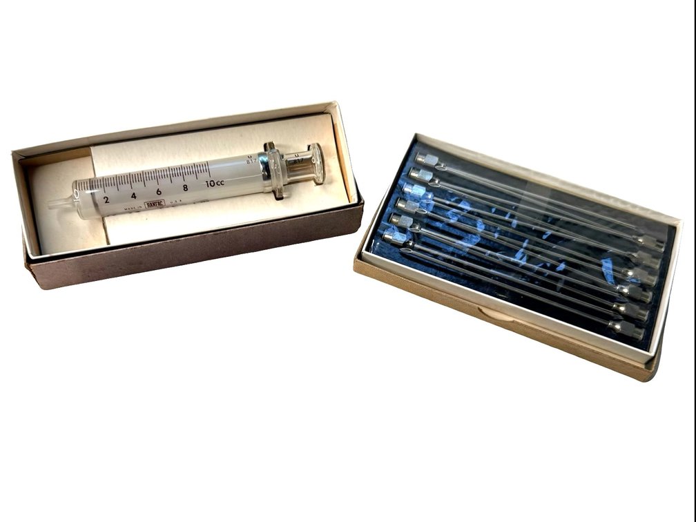 Randall Faichney Corp. 10 cc Glass Syringe and Needles