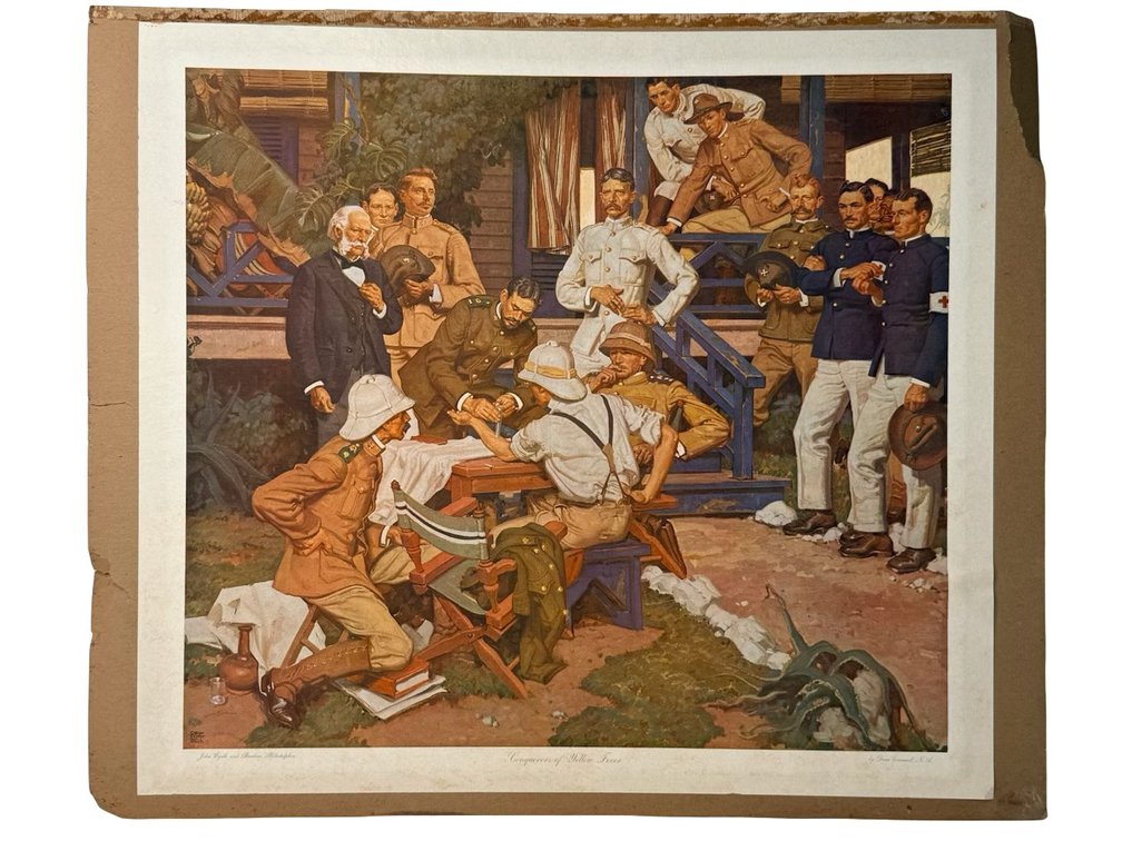 Dean Cornwell Conquerors of Yellow Fever Art Print