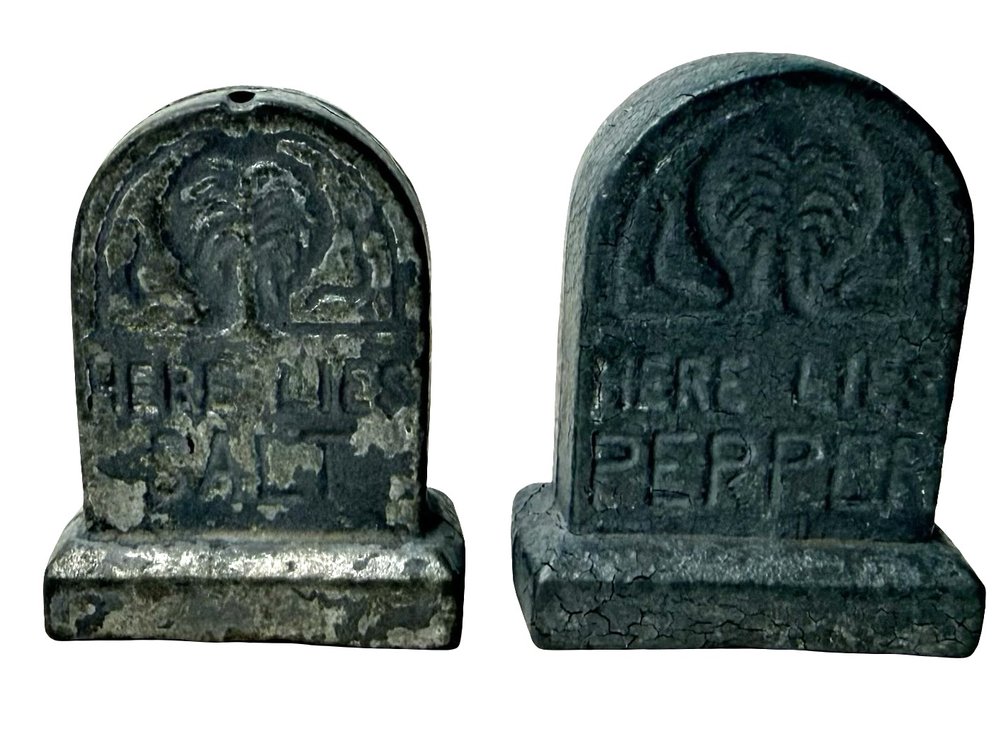 Tombstone Salt and Pepper Shakers