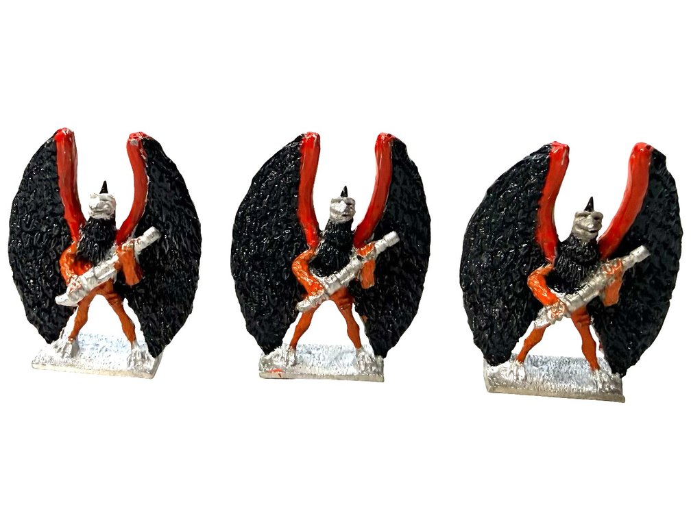 Cast Winged Demon Miniatures