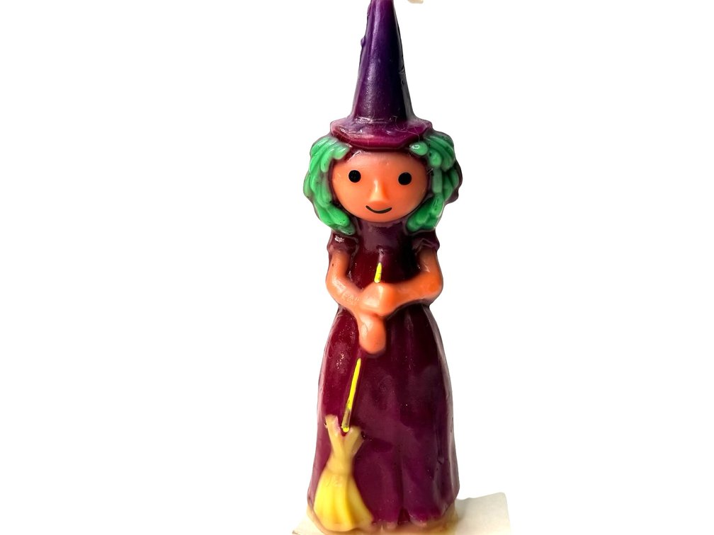 Standing Witch Halloween Candle