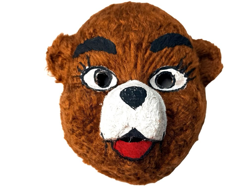 Collegeville Costumes Smokey Bear Faux-Fur Prototype Mask
