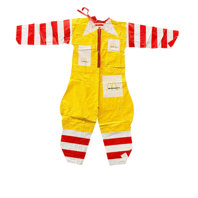 McDonald's Ronald McDonald Vinyl Costume Jumpsuit