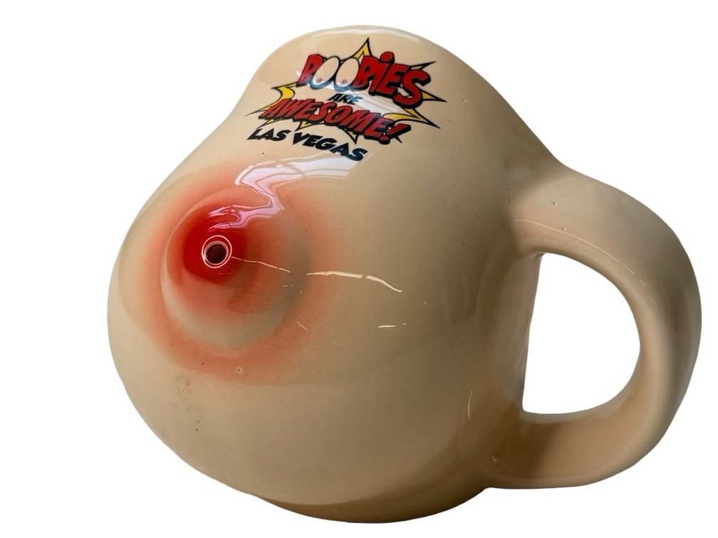 Boob Shaped Las Vegas Mug