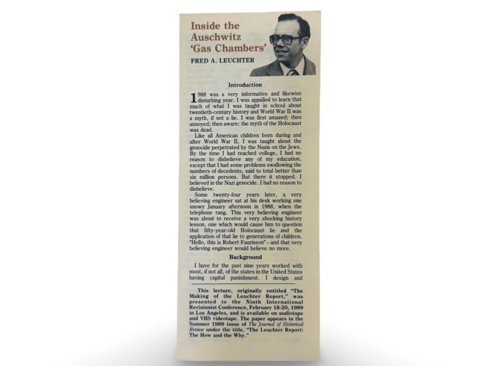 Inside the Auschwitz by Fred A. Leuchter