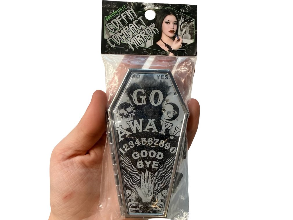 Coffin-Shaped Compact Mirror