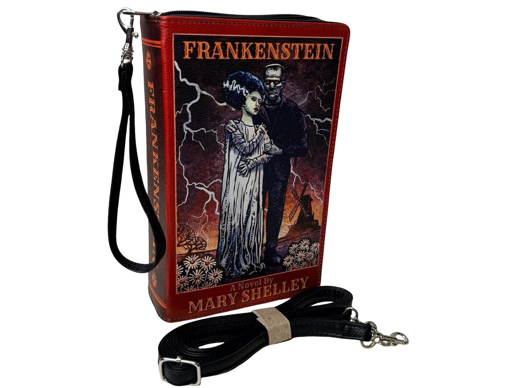 Frankenstein Book-Shaped Clutch Handbag