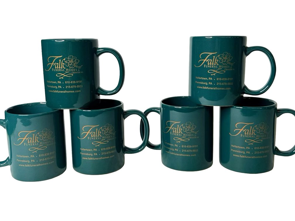 (6) Funeral Home Advertising Mugs