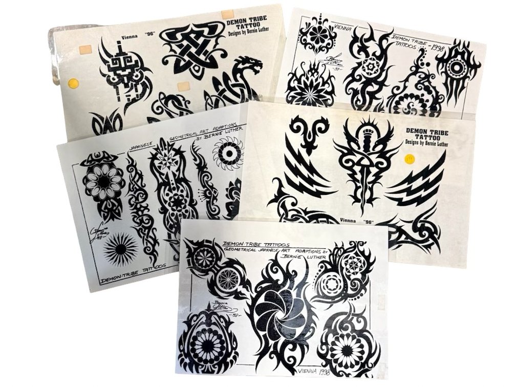 Bernie Luther Demon Tattoo Flash