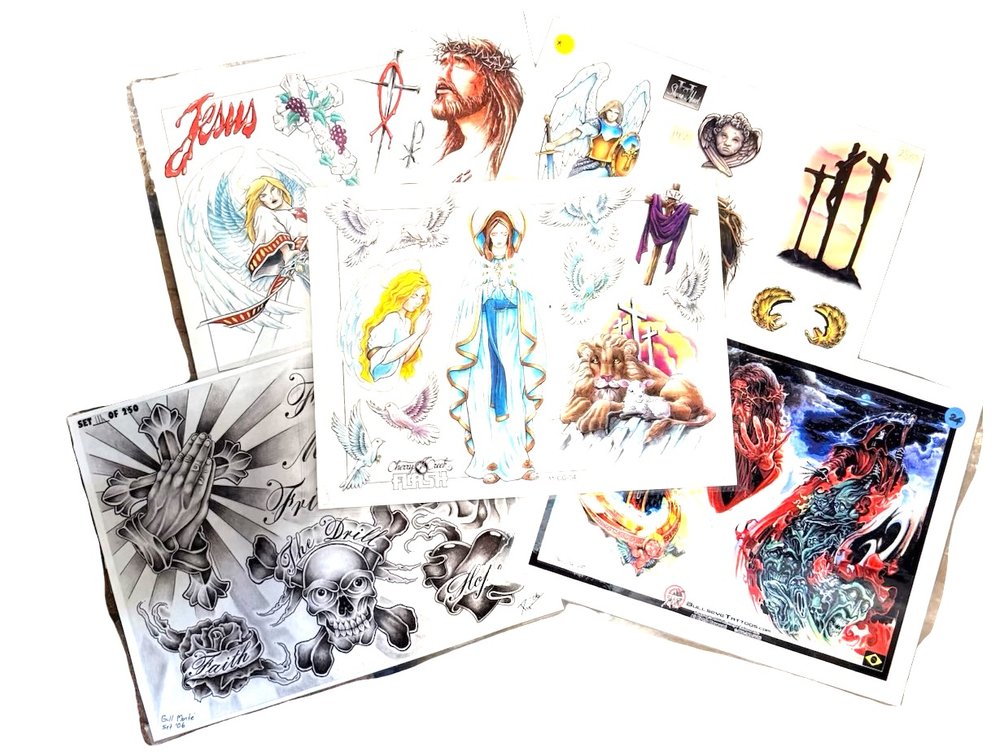 Religious Tattoo Flash Art