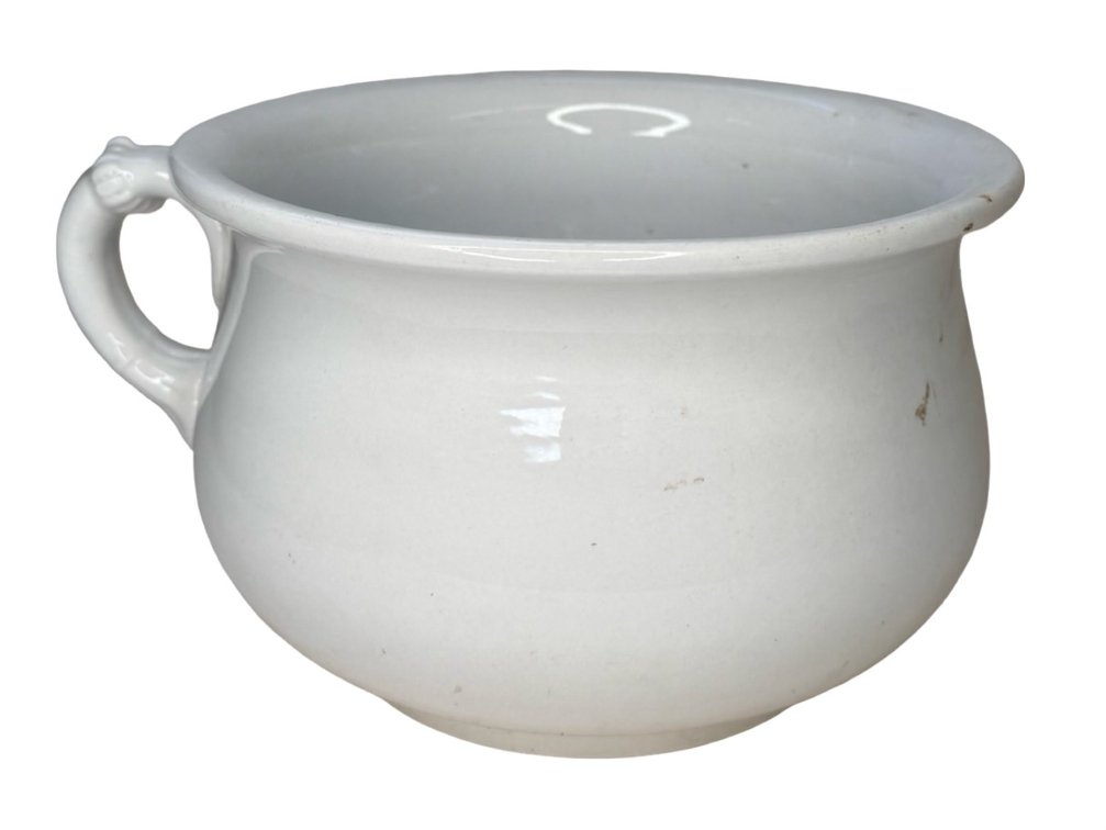 William Flentke Ironstone China Chamber Pot