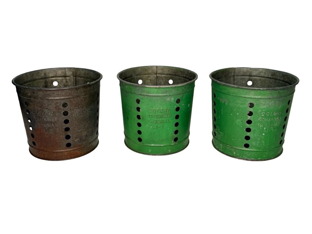 Perforated Metal 2-Quart Dry Measure Containers