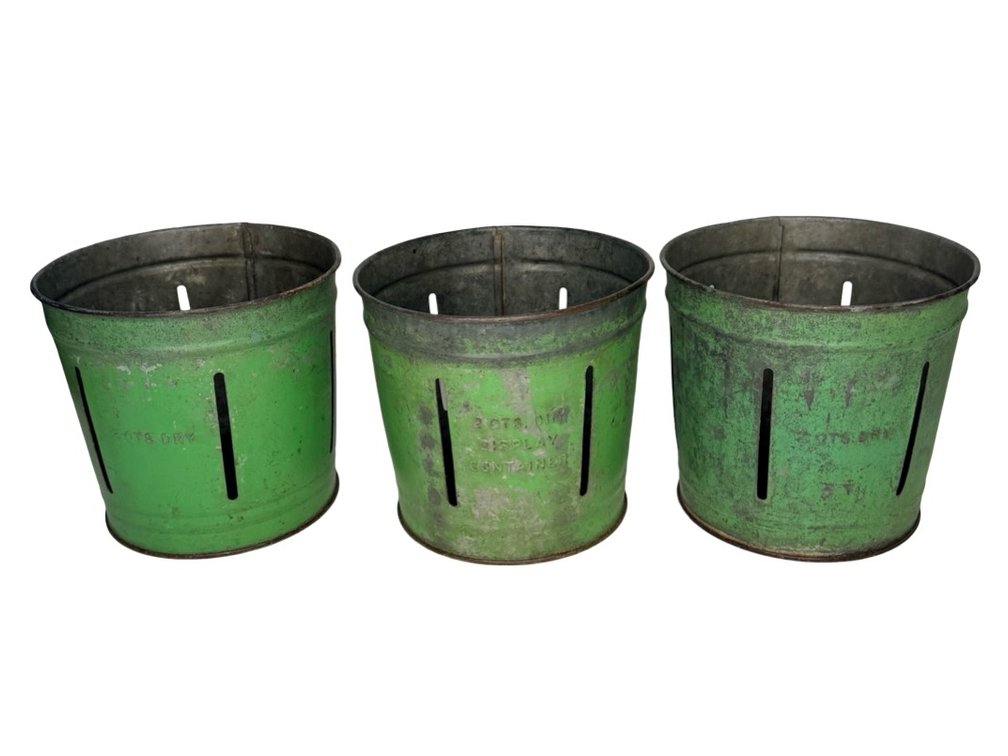 Acme Can Co. 2-Quart Metal Dry Display Containers