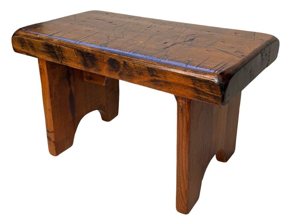 Solid Wood Low Bench
