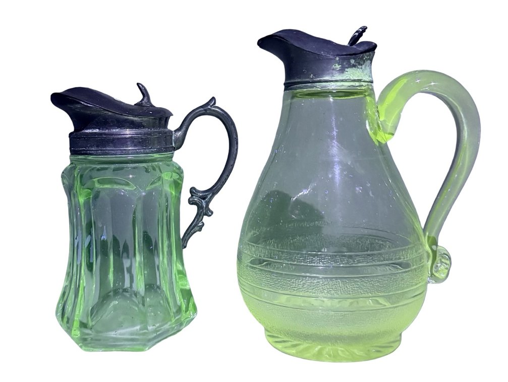 Glass Syrup Pitchers UV Reactive