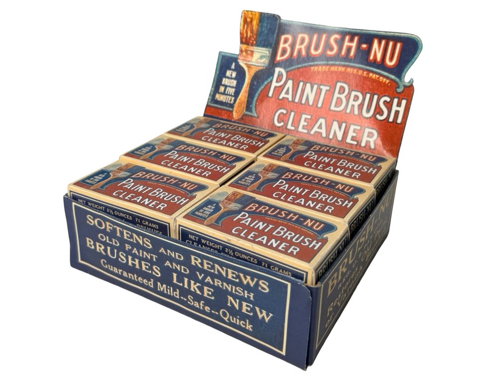 Brush-Nu Paint Brush Cleaner Counter Display Box