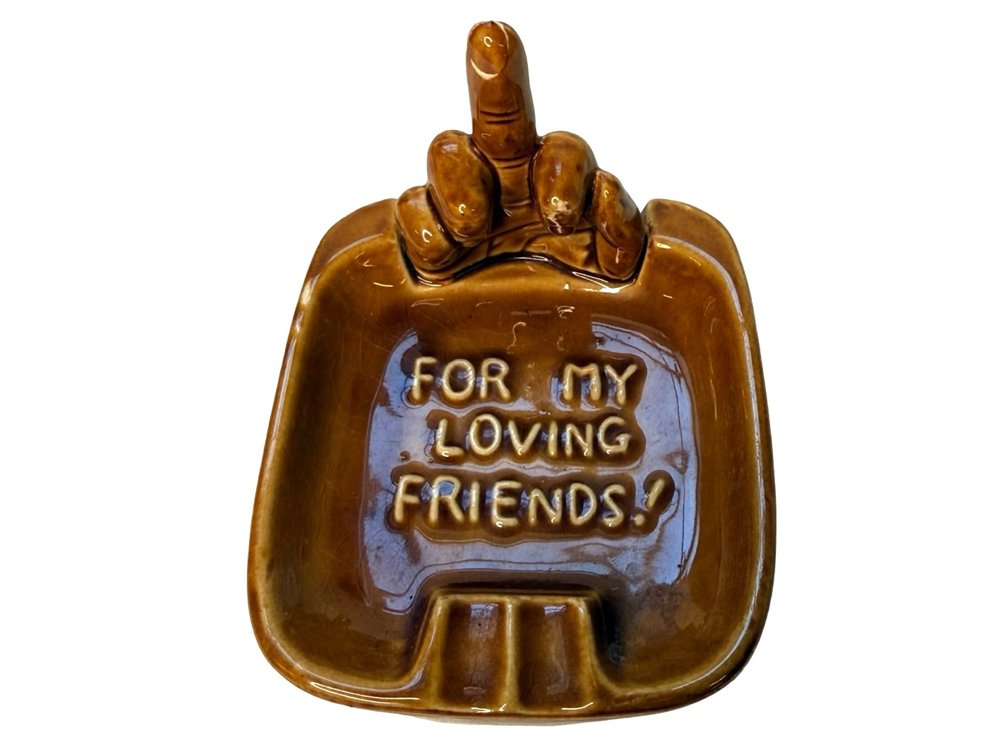 Novelty Middle Finger Ashtray