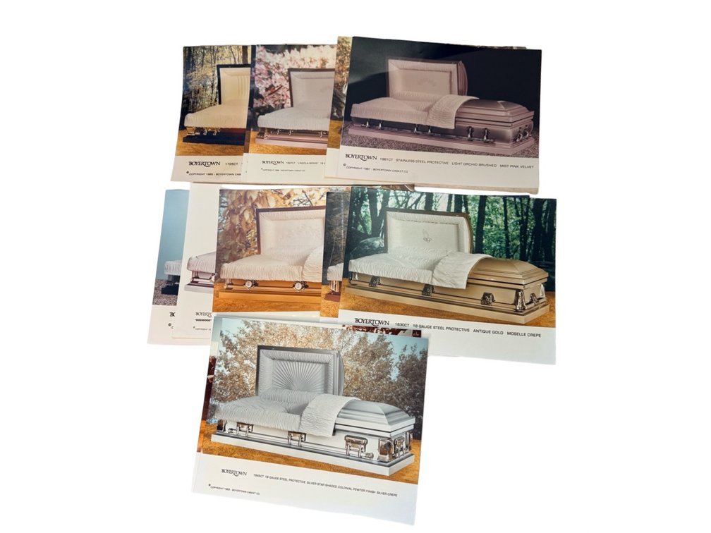 Boyertown Casket Co. Promotional Photographic Cards