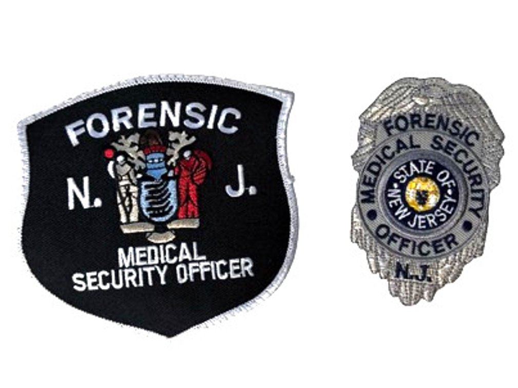 New Jersey Forensic Medical Security Officer Patches